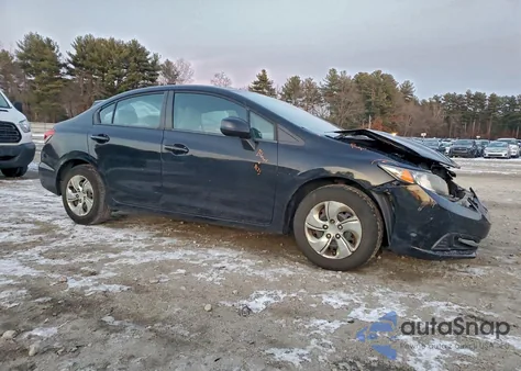 2013 Honda Civic Lx из США, поврежденный, VIN 2HGFB2F51DH583202